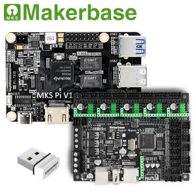 MKS PI Makerbase Placa-mãe atualização impressora 3D para Klipper Suporte HDMI Touch Screen para Ender3 Voron SKR NANOVS Raspberry Pi