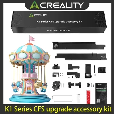 Kit de acessórios de atualização Creality Oficial K1 Series CFS, atualização para impressão multicolorida por conexão do sistema de filamento CFS