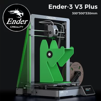 Creality Ender-3 V3 Plus CoreXZ Impressora 3D 300x300x300mm Volume de construção Tamanho de impressão maior 600 mm/S Extrusora Filamento de carga automática
