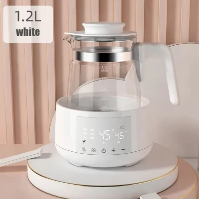 1.2l chaleira de água elétrica infantil regulador termostático leite chaleira do bebê manter quente 24 horas pote isolamento inteligente aquecedor leite