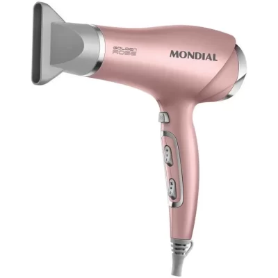 Secador de Cabelo Mondial Tourmaline Ion Golden - 110V