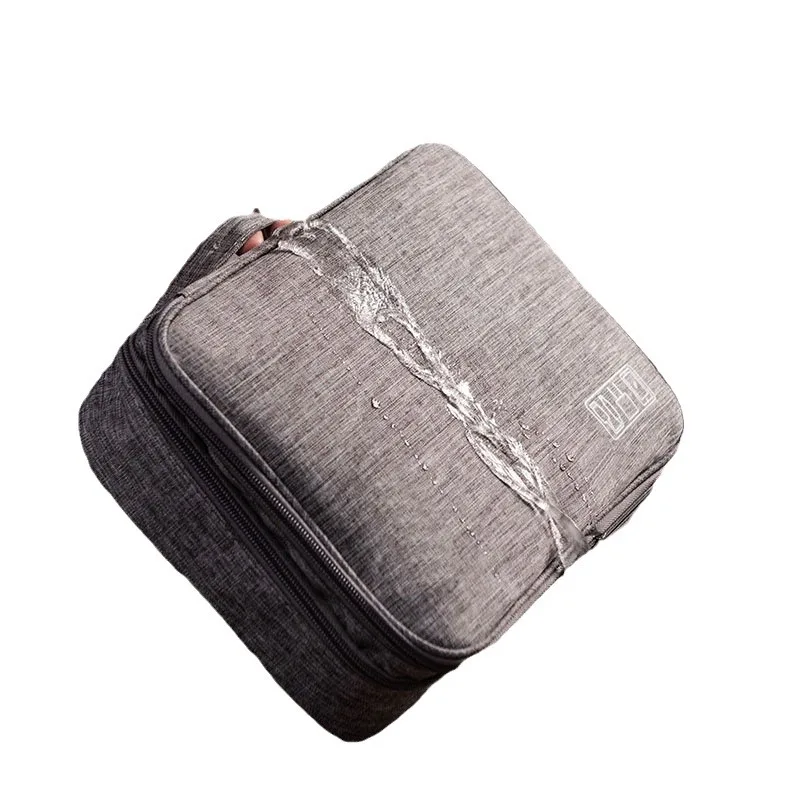 Organizador eletrônico de viagem, organizador de cabo de viagem, bolsa de armazenamento de tecnologia, extra grande, 3 camadas, universal, bolsa de cabo de transporte para telefone - Image 2