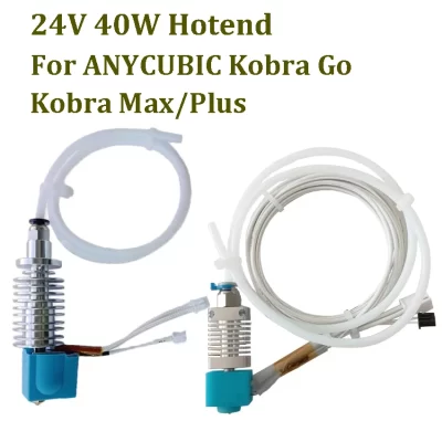 24v 40w kobra max hotend cabeça de impressão peças de impressora 3d aquecedor de cartucho de extremidade quente para anycúbico kobra go kobra plus max j-head