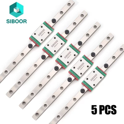 DIY 3D Impressora Linear Rail Kit, Slider Linear de Alta Qualidade, Voron 0.2, MGN7H, 1Pc, 5Pcs, V0.2