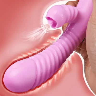Vibrador para mulher 2 em 1 máquina de lambendo clitóris estimulador g-ponto poderoso vibro vibrador varinha feminino clit otário brinquedos sexuais adultos