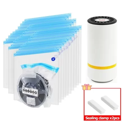Sacos de vácuo para filamento Bomba de vácuo para impressora 3D Sacos de vácuo e bombas de vácuo Mantém selado e seco USB recarregável