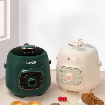 DK126: Panela de pressão elétrica pequena, panela automática para 3 pessoas, panela de alta pressão multiuso para uso doméstico