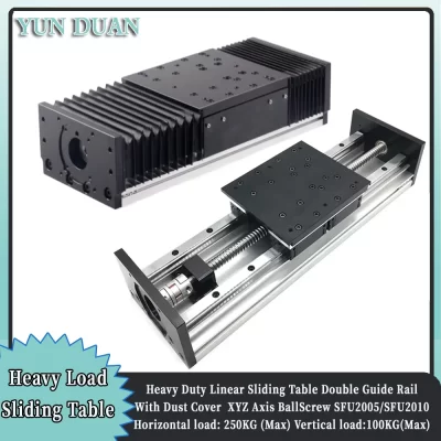 Mesa deslizante linear resistente hgr20 trilho de guia 4 peças hgr20 automações rolamentos lineares sfu2010/sfu2005 com capa contra poeira cnc 250kg