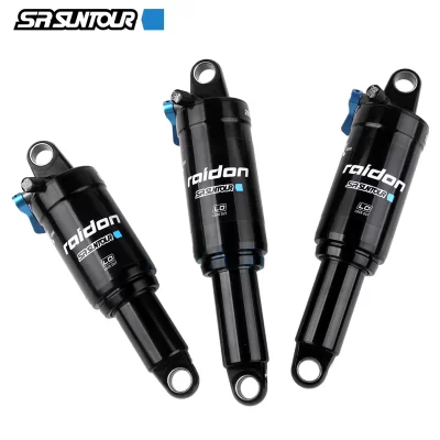 Sr suntour 165mm choques baicycle 165/190/200mm pressão de rebote bmx mountain bike xc suspensão a ar absorvente mais leve para dnm