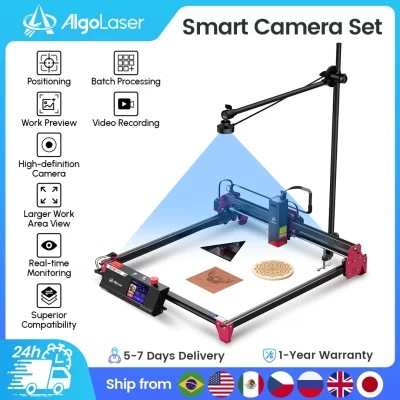 AlgoLaser 5MP HD Gravador a laser Câmera Gravador a laser 700 * 900mm Posicionamento preciso Câmera Lightburn para XTOOL ACMER TWOTREES