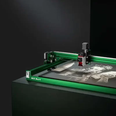 Neje max 4 a40640 gravador a laser 4 eixos máquina de gravação a laser cnc máquina de corte a laser para madeira mdf compensada couro pedra