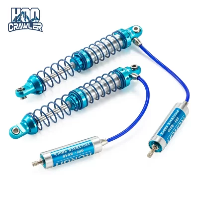 Amortecedor Piggyback de óleo 1/10 RC com reservatório remoto ajustável 70-123mm para RC Crawler SCX10 Wraith CAPRA RR10 TRX4