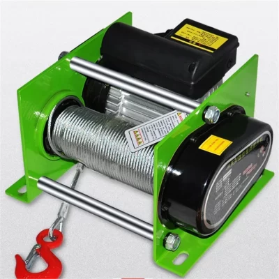 Guincho estilo alemão, 220v/380v, ferramentas de elevação pequenas, 1-30m, guindaste elétrico rápido e resistente, 200-400kg, grua elétrica