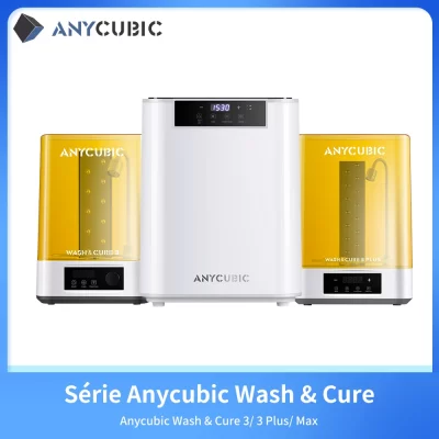Máquina de lavar e lavar modelo ANYCUBIC Wash & Cure 3/ 3 Plus/ Plus/ Max para impressora 3D de resina SLA LCD DLP para série Photon