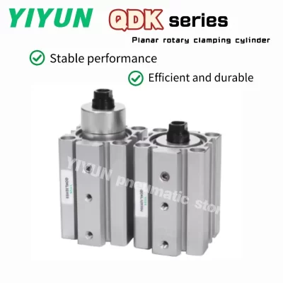 QDKR20X5S QDKR25X5S QDKR32X5S QDKR40X5S QDKL20X5S 25X5S 30X5S 40X5S SU tipo airtac Cilindro de fixação rotativo plano Série QDK