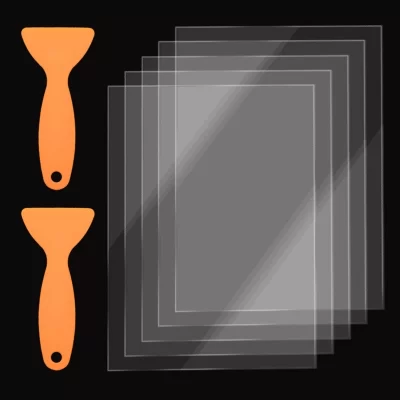 Filme de resina 200x140x0.1mm, para lcd, sla, para uv, dlp, impressoras 3d, 5pcs