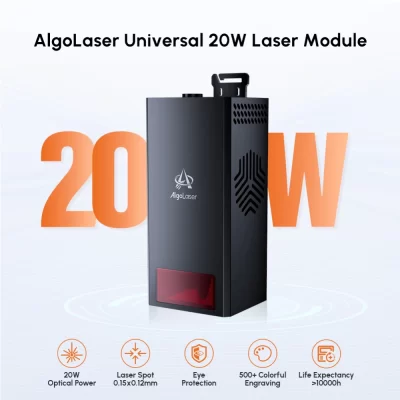 AlgoLaser 10W /20W /40W Módulo Laser Poderosa Cabeça de Laser para Máquina de Corte e Gravador a Laser CNC Ferramentas para trabalhar madeira com Bomba de Ar
