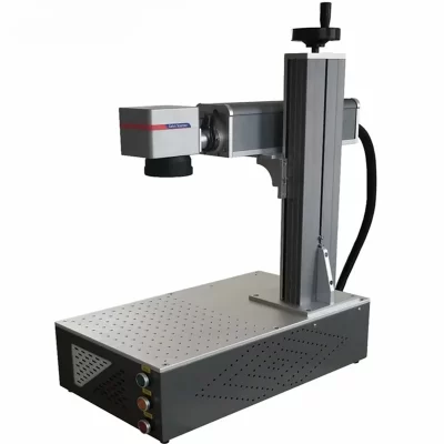 Máquina de marcação a laser de fibra Raycus ou JPT 20W 30W 50W para gravura de ouro, prata, inoxidável pode escolher diferentes ferramentas rotativas