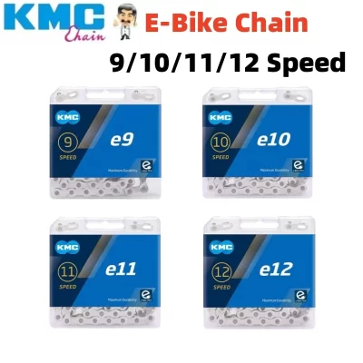 Corrente kmc 8v 9v 10v 11v 12v velocidade 136 links anti-ferrugem elétrica esporte bicicleta ebike correntes caixa original