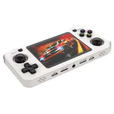 Smartdude r36h retro handheld console de videogame sistema arkos 3.5 Polegada tela ips portátil bolso player vídeo r36s 64g 128g