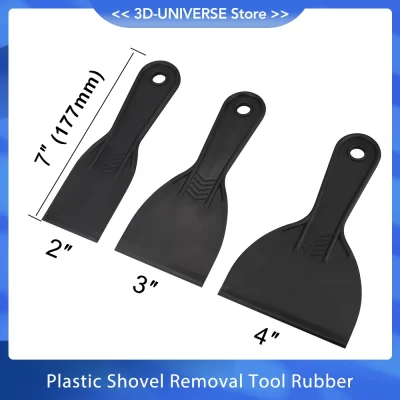 Photon-S Impressora 3D SLA DLP Resina Conjunto de ferramentas especiais Ferramenta de remoção de pá de plástico Borracha para Ender 3