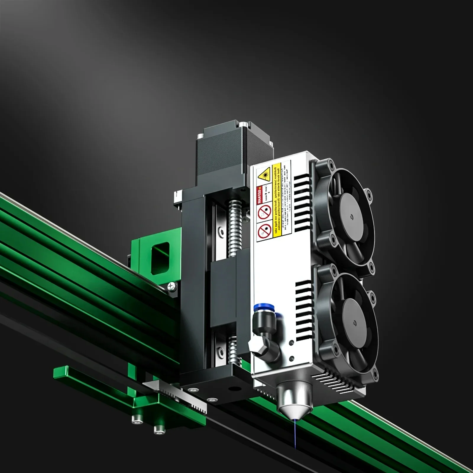 Neje max 4 e80 24w gravador a laser 4 eixos metal madeira gravação a laser cnc máquina de corte a laser kit básico + bomba ar + rotativo - Image 4