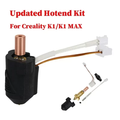 Hotend kit para creality impressora 3d, hotend kit para creality k1/k1 max, bloco de aquecimento cerâmico, 300 °C, extrusora