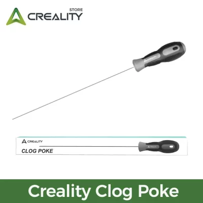 Creality tamanco poke alça de borracha macia haste de limpeza de design estendido para impressoras 3d hotend ferramenta de reparo peças originais de impressora 3d