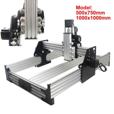 Diy máquina de gravura cnc desmontado pacote quadro gravador a laser máquina marcação 500x750mm 1000x1000mm kit impressora 3d