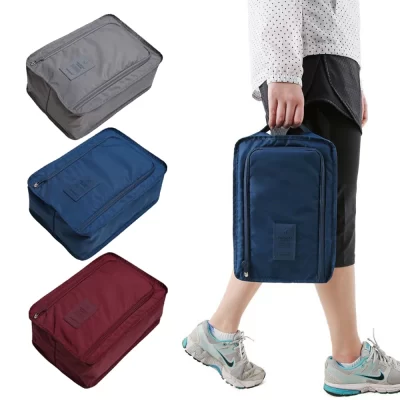 Sacos De Sapato Portátil Viagem Holds Multifuncional Impermeável Dobrável Armazenamento Alta Capacidade Shoe Pouch Organizer