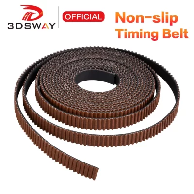 3dsway alta qualidade 2gt anti-skid aberto correia dentada resistente ao desgaste gt2 antiderrapante correia síncrona largura 6mm para peças de impressora 3d