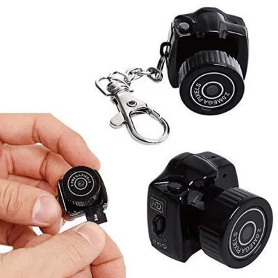 Y2000 pequena câmera hd gravador de áudio vídeo carro esporte micro cam webcam com microfone 20w filmadora pequeno dv dvr segurança babá secreto