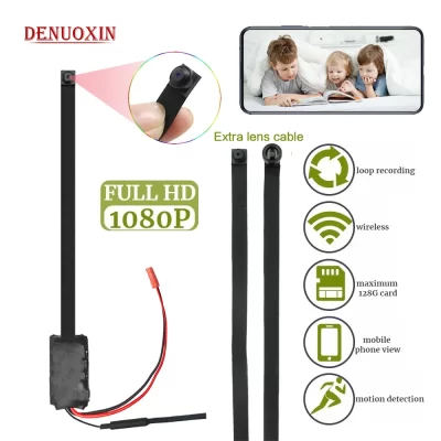 1080p hd mini câmera wi-fi módulo diy babá gravador de vídeo 4k segurança em casa micro filmadora alarme monitor controle remoto escondido tf