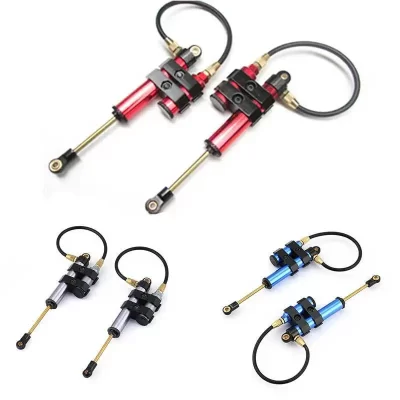 2 peças 100mm amortecedor de pressão negativa amortecedor de óleo de mola interna para carro axial wraith 1:10 rc