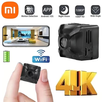 Xiaomi x5 1080p mini câmera sem fio wifi ip/ap monitor remoto bateria recarregável detecção de movimento filmadoras portáteis casa