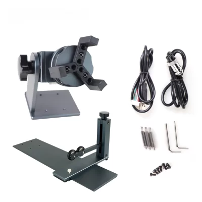 Fonland DAJA Rotary Fiber Axis Laser Gravador, máquina de marcação, ferramenta de rotação para 360 Rodada Metal, driver ajustável, DM442