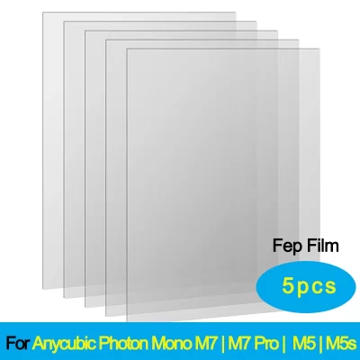 10.1 Polegada filme fep 280*200*0.15mm para anycubic photon mono m7 pro m5 m5s resina uv filme de liberação da impressora 3d lcd sla
