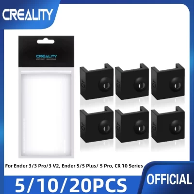 Capa de silicone para impressora 3D, Hotend, Heater Block, Ender 3, Ender 3 Pro, Ender 3 V2, Ender 5 Pro, 5, 10 pcs, 20pcs