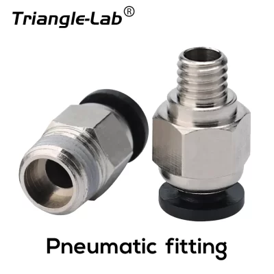 Trianglelab encaixe pneumático g1/8 "/m6 para impressora 3d 4mm tubo de ptfe bowden pc4 compatível com a maioria das impressoras 3d