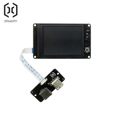 Impressora 3D de artilharia Sidewinder X2 e tela LCD Genius Pro e componentes da placa TFT