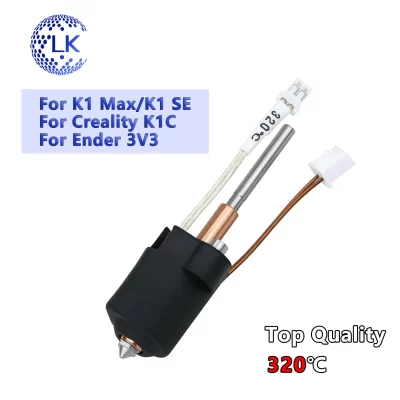 Para creality k1c/k1 max hotend kit de bloque calefactor de cerâmica piezas de impresora 3d kit de boquillas de intercambio rá