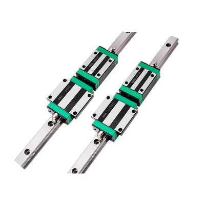 2PCS Guias Lineares HGR15/HGR20/HGR25 Com 4 PCS Tipo Carriage Praça Bloco Rolamento HGH...CA/HGW...CC para Peças CNC