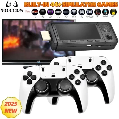 2025 novo x9pro jogo vara 4k tv console de videogame jogos 3d para psp/ps1/n64/nds 40 + simuladores 42000 jogos retro