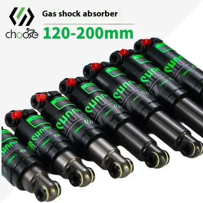 Fivedev bicicleta bexiga traseira pressão de ar rebote mountain bike amortecedor traseiro dobrável carro elétrico amortecedor 180