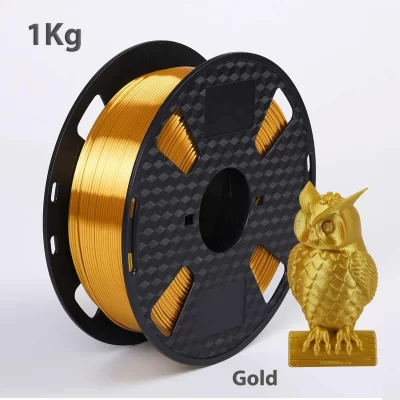 250g,500g,1kg pla seda ouro 1.75mm pla luxo sedoso brilho impressora 3d filamento brilhante sensação de seda como para materiais de impressão 3d