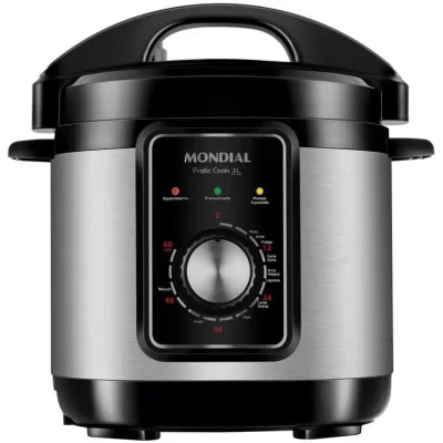 Panela de Pressão Elétrica Mondial 3L 700W - 220V