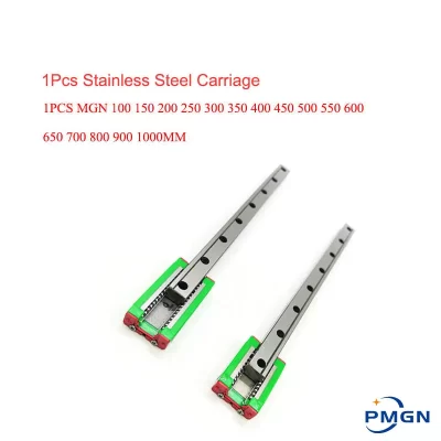 MGN7 MGN12 MGN15 MGN9 300 350 400 450 500 600 800 milímetros em miniatura trilho deslizante linear transporte guia linear + 1pcMGN9H 1pcMGN9 peças CNC
