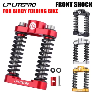 Litepro para birdy bicicleta dobrável dupla mola amortecedor para birdy3 suspensão p40/r20/gt amortecedor