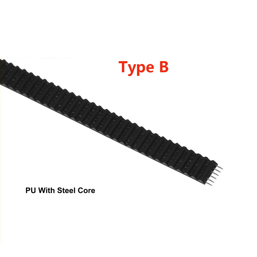 GT2-6mm correia dentada aberta largura 6mm 10mm gt2 correia pu com núcleo de aço 2gt correia síncrona de borracha baixa poeira peças de impressora 3d - Image 4