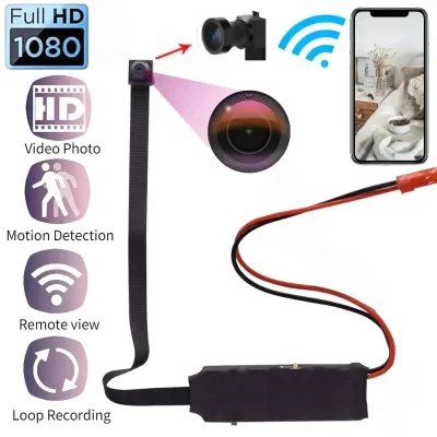 Diy wifi ip mini módulo de câmera movimento dv 1080p p2p câmera gravador vídeo segurança em casa mini filmadora controle remoto escondido tf